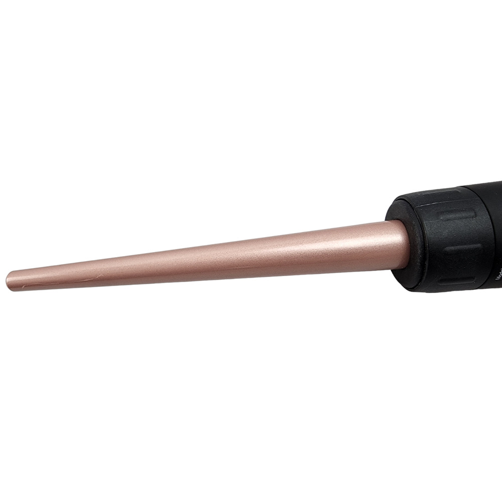 Tapered Curling iron Wand CkeyiN Ceramic Rose Gold CK070 Tested works